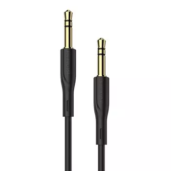Кабель Jack 3.5mm(M)-Jack 3.5mm(M), 1м, черный Borofone BL1 Audiolink