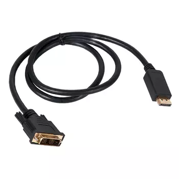 Кабель DisplayPort(20M)-DVI(M), 1 м, черный Gembird (CC-DPM-DVIM-1M)