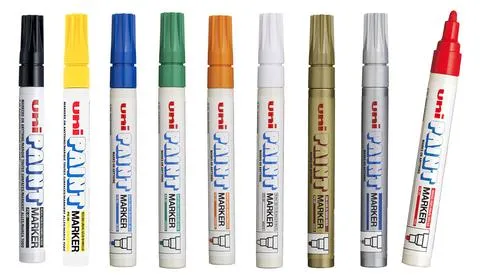 Маркер-краска Uni "Paint" PX-20, 2,2-2,8 мм, алюминиевый корпус