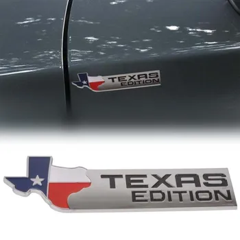 Новая эмблема Техаса TEXAS EDITION Автомобиль Пикап Значок Наклейка на боковое крыло багажника автомобиля чёрный