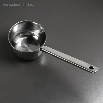 Ковш, 1.1 л, 3914.58.5 см, металлическая ручка, нержавеющая сталь