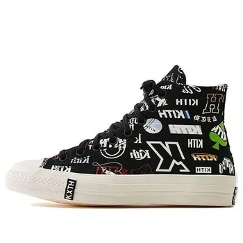 Кроссовки kith x chuck 70 high '10th anniversary - black' Converse, черный