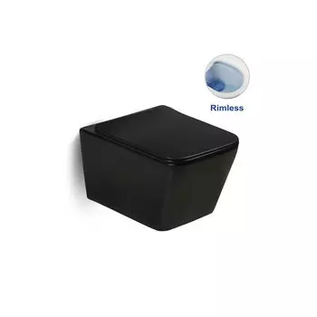 Подвесной унитаз Vincea VT1-12MB черный матовый