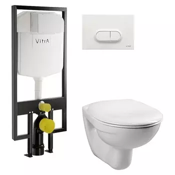 Подвесной унитаз Vitra Normus 9773B003-7201 с крышкой