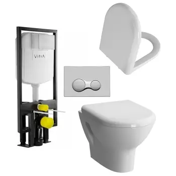 Подвесной унитаз Vitra Zentrum 9012B003-7206 с крышкой