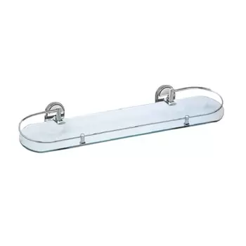 Полка стеклянная Haiba 52 см HB1907-1 хром