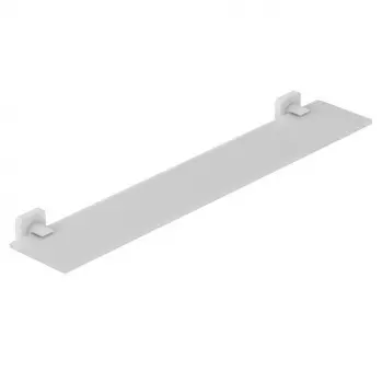 Полка стеклянная Kludi Vela S 2597353 белая матовая