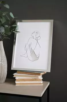 Постер с объемным серебром Beach Gallery 5