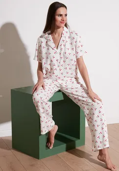 Пижамный комплект REGULAR FIT LELA, белый