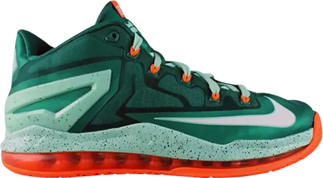Кроссовки Nike Max LeBron 11 Low 'Biscayne', зеленый