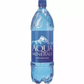 Питьевая вода аква минерале 1,25л газ пл/бут