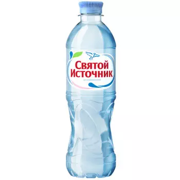 Питьевая вода Святой Источник 0,5л негаз пл/б