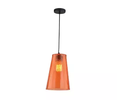Светильник подвесной iris color (idlamp) оранжевый 100 см.