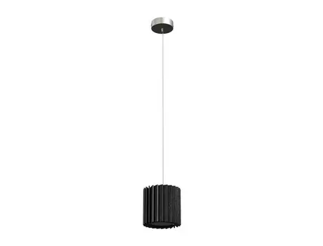 Светильник rotor spot s (woodled) черный 12 см.