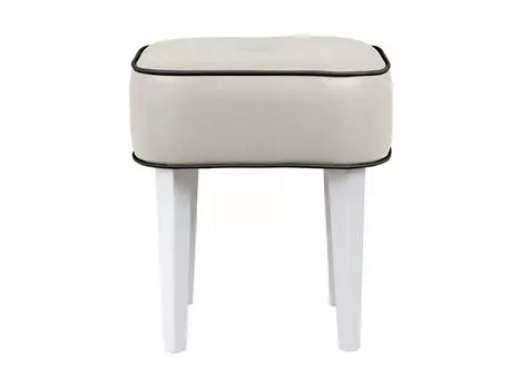 Табурет handy sq (ogogo) белый 40x45x40 см.