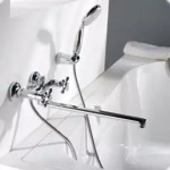 Смеситель LeMark STANDARD LM2101C универсальный с плоским изливом