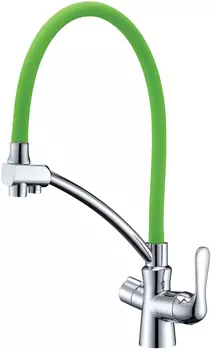 Смеситель Lemark Comfort LM3070C-Green для кухонной мойки