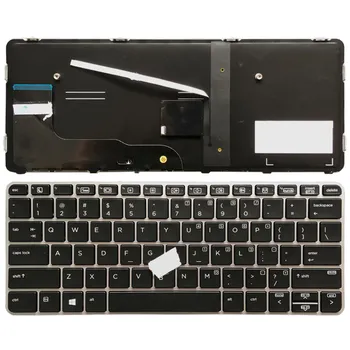 Клавиатура для ноутбука HP Elitebook 725 G3 820 G3 с подсветкой