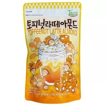 HBAF Миндаль с ирисом и вкусом Латте (190 грамм)