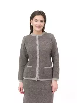 Жакет из шерсти UL корич 48