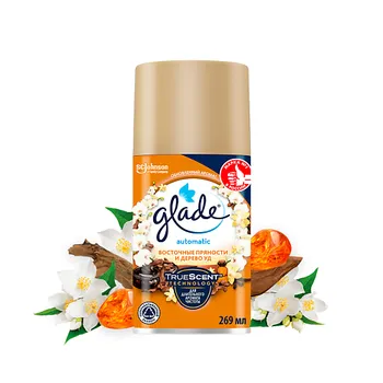 GLADE Освежитель воздуха сменный баллон Восточные пряности и дерево Уд 269.0