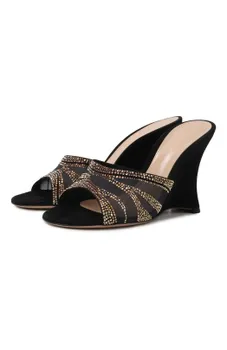 Текстильные мюли Gianvito Rossi