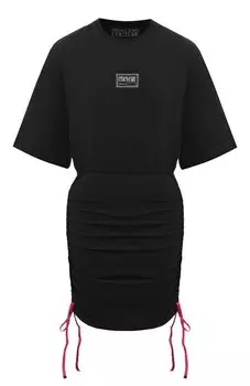 Хлопковое платье Versace Jeans Couture
