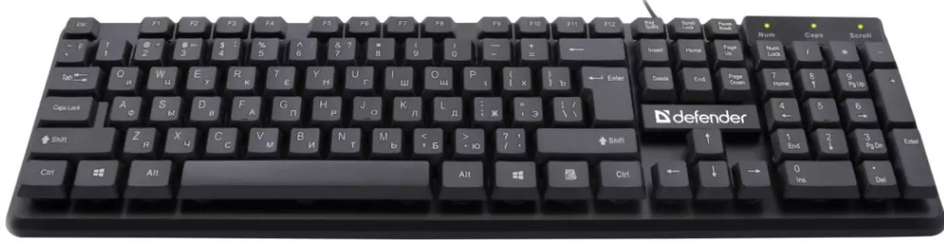 Клавиатура Defender Symbol HB-559 45559 USB, чёрная