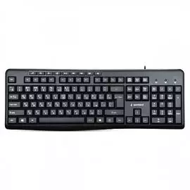 Клавиатура Gembird KB-8440M черная, USB, 113 кл, м/медиа, каб. 1,5м