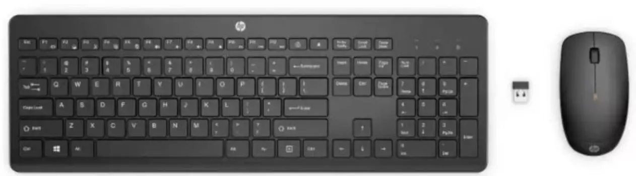 Клавиатура и мышь HP 235 russ black 1Y4D0AA#ACB Wireless