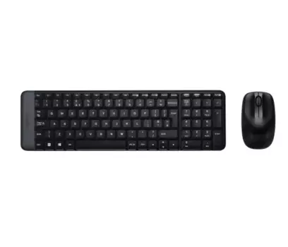 Клавиатура и мышь Logitech MK220 920-003161 клав:черный мышь:черный USB беспроводная