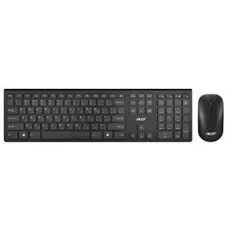 Клавиатура и мышь Wireless Acer OKR030 ZL.KBDEE.005 черный мышь:черный USB slim