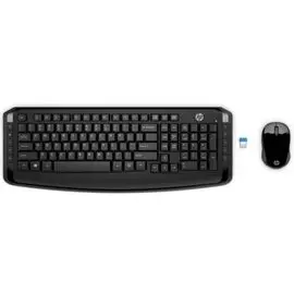 Клавиатура и мышь Wireless HP 300 Black USB 3ML04AA