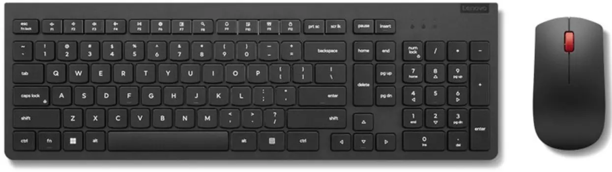 Клавиатура и мышь Wireless Lenovo Essential Gen2 4X31N50736 черный BT slim