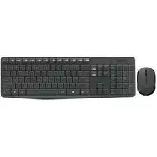 Клавиатура и мышь Wireless Logitech Combo MK235 920-007948 gray, USB, OEM