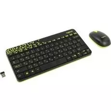 Клавиатура и мышь Wireless Logitech Combo MK240 920-008213 black, USB