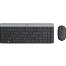 Клавиатура и мышь Wireless Logitech MK470 Slim graphite, USB 920-009204