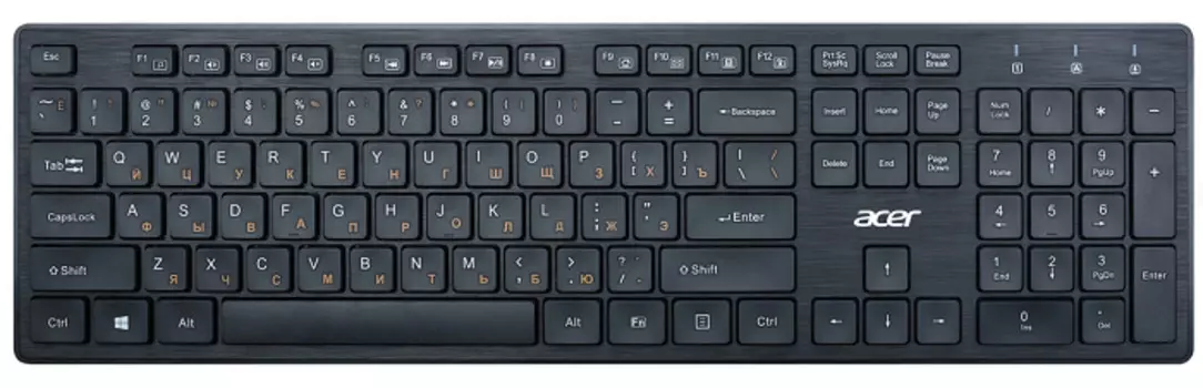 Клавиатура Acer OKW122 ZL.KBDEE.00C черный USB