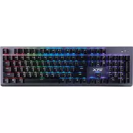 Клавиатура ADATA Mage черная, игровая, (Kailh KT red switches, USB, RGB подсветка