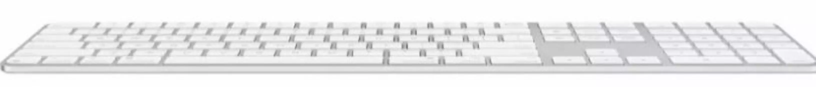Клавиатура Apple Magic Keyboard MXK73 with Touch ID and Numeric Keypad (USB-C) White