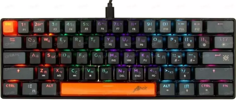 Клавиатура Defender Apex GK-002 45003 USB, чёрная