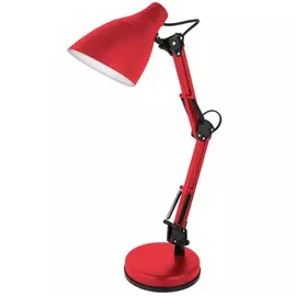 лампа настольная camelion kd-331 12792 230в 40w е27 красный