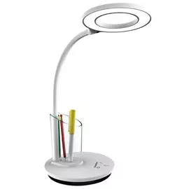 лампа настольная camelion led kd-826 14145 8вт 230в 480лм белый