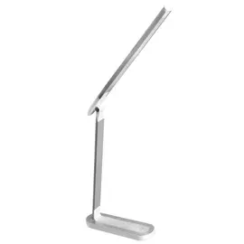 лампа настольная camelion led kd-845 14152 8.5вт серебристо/белый