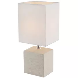Лампа настольная Globo 21675, бежевый, E14, 1x40W