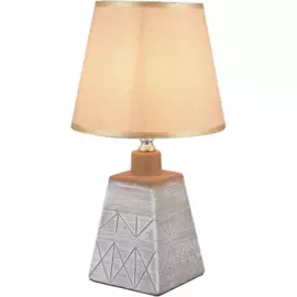 лампа настольная toplight katheryn е27 40вт ip20 серый tl0159-t1