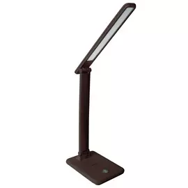 лампа настольная ultraflash led uf-730 14178 11вт коричневый