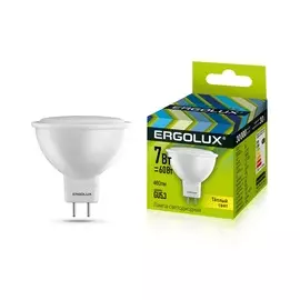 Лампа светодиодная Ergolux 12158 GU5.3 Рефлекторная 7Вт 3000К