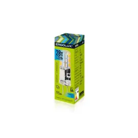 лампа светодиодная ergolux g4 2вт 4500к 190лм 12v капсульная 14345