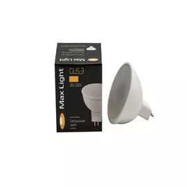 лампа светодиодная maxlight jcdr led 6w 4000к gu5.3